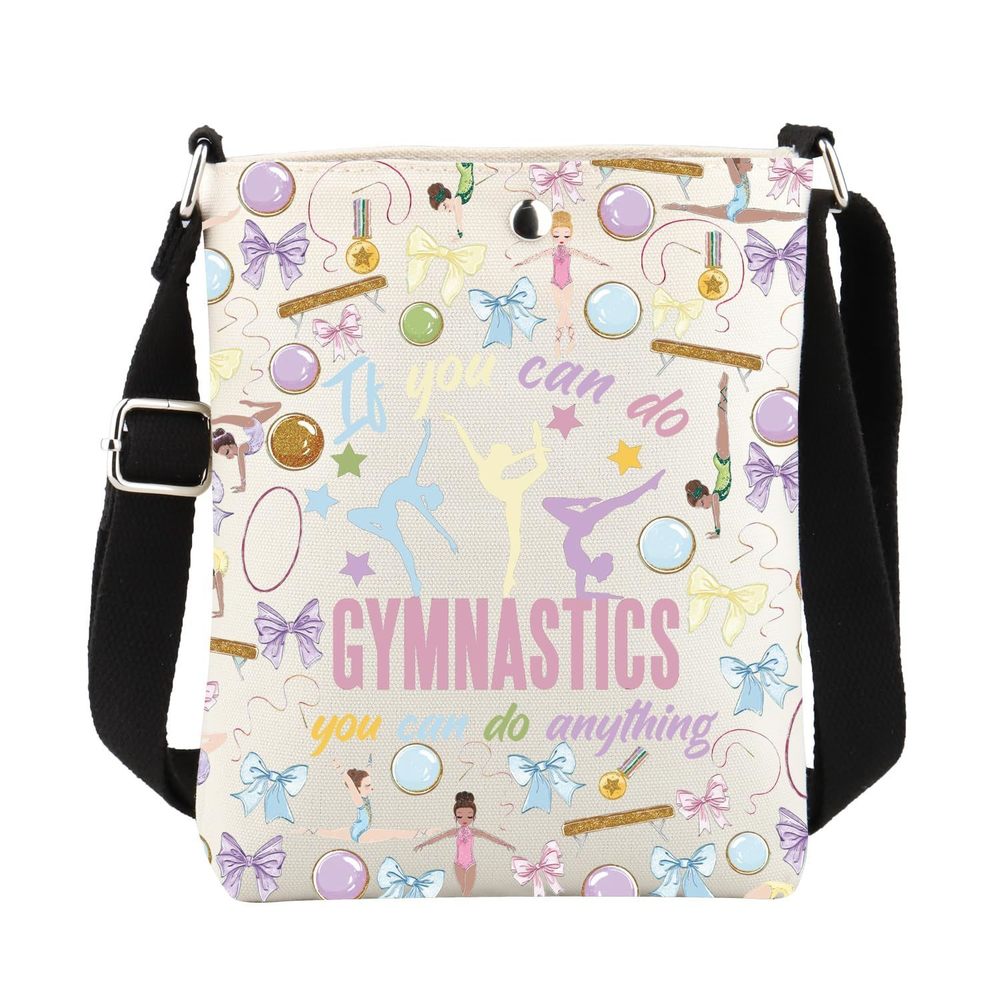 Gymnastics Crossbody Bag Gymnast Gifts Gymnastics Lovers Gymnastics :)